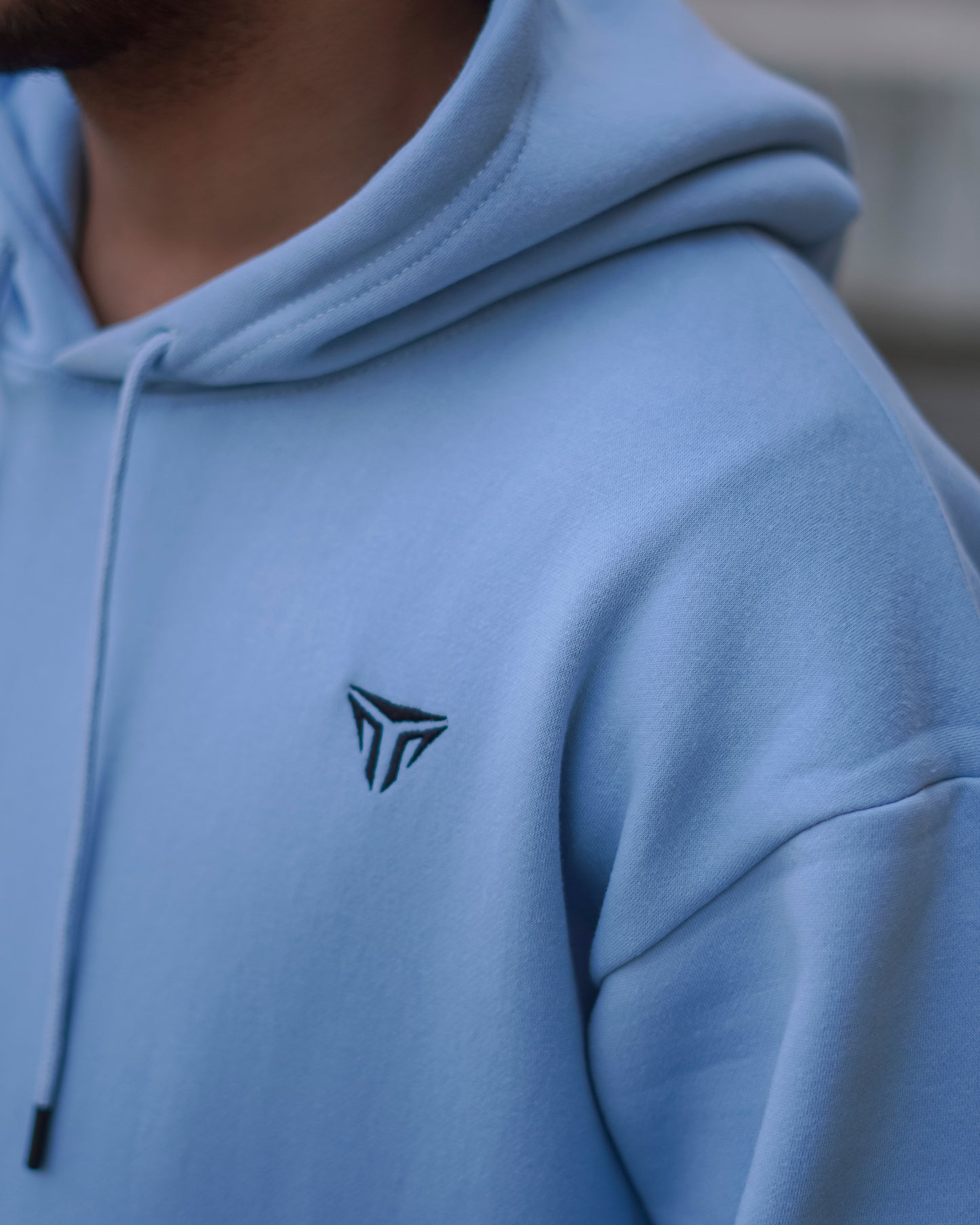 Unisex Oversized Hoodie Sky Blue