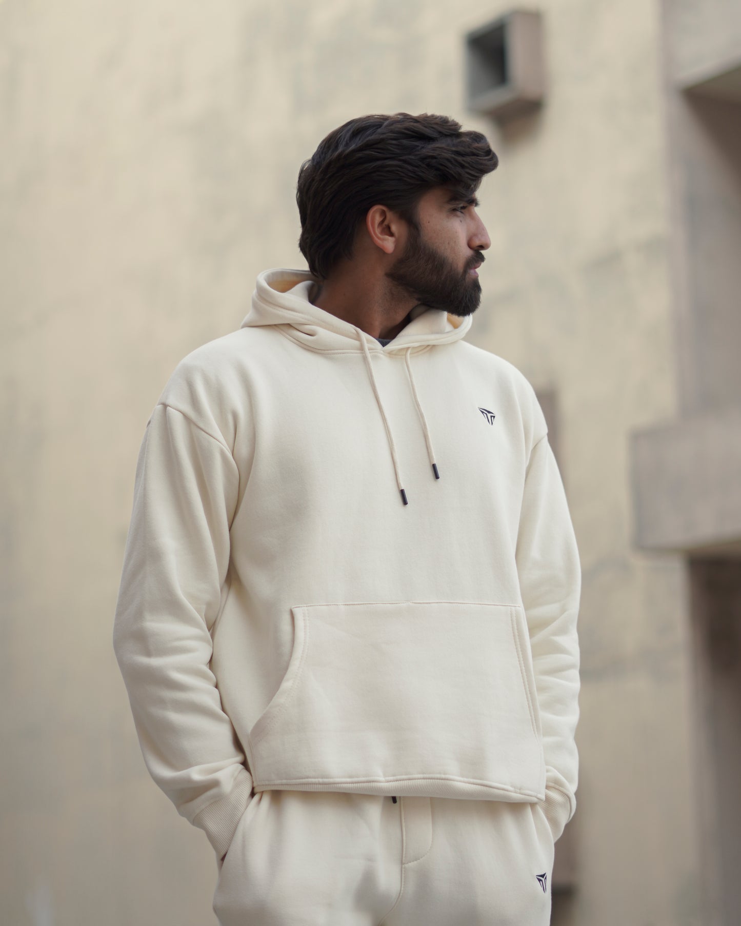 Unisex Oversized Hoodie Ivory