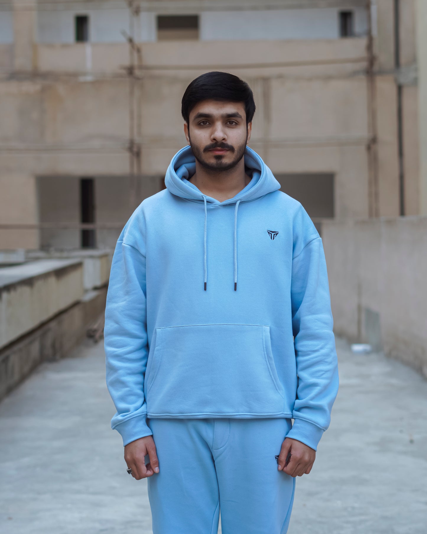 Unisex Oversized Hoodie Sky Blue